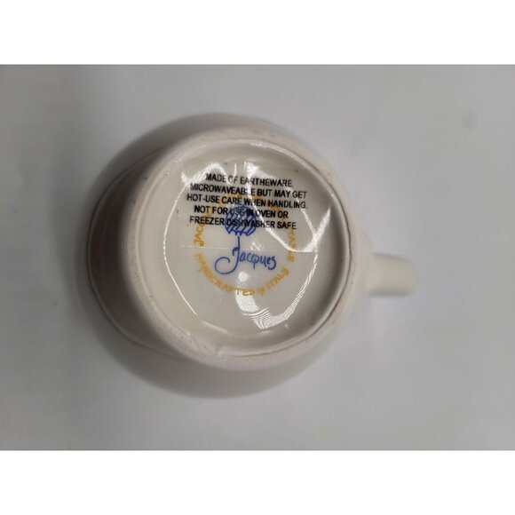 Jacques Pépin Sur La Table Coffee Mug Cup Blue Rooster Farm Chickens Country - Picture 5 of 7